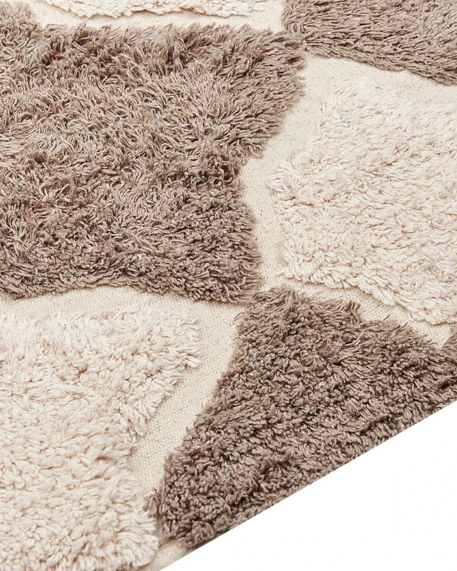 Gulvtæppe SINOP Beige 160 x 230 cm Bomuld