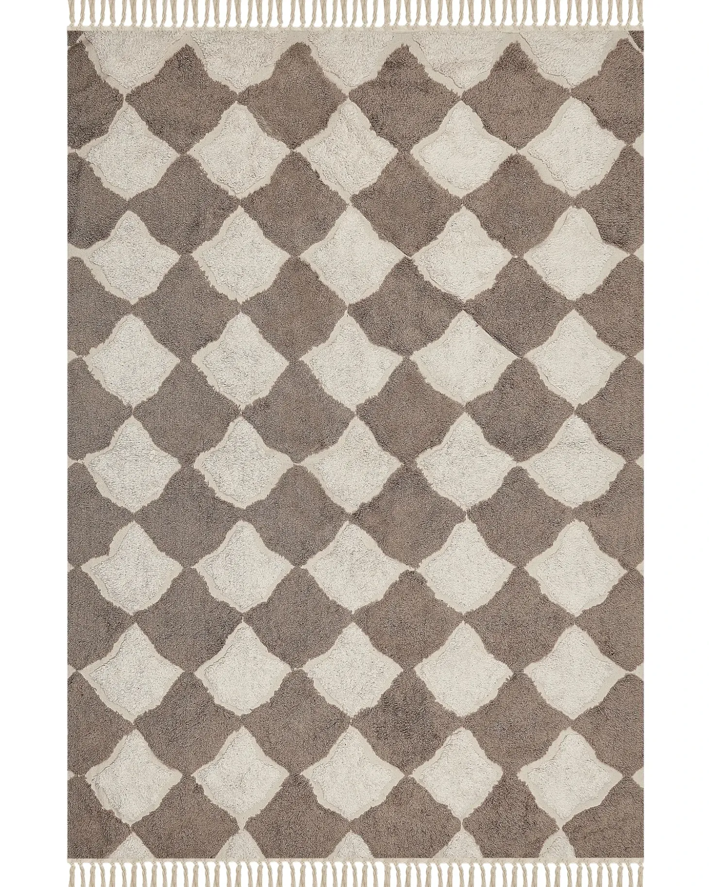 Gulvtæppe SINOP Beige 160 x 230 cm Bomuld