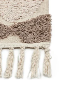 Gulvtæppe SINOP Beige 160 x 230 cm Bomuld