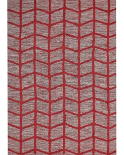 Gulvtæppe SIVAS Rød 160 x 230 cm Bomuld