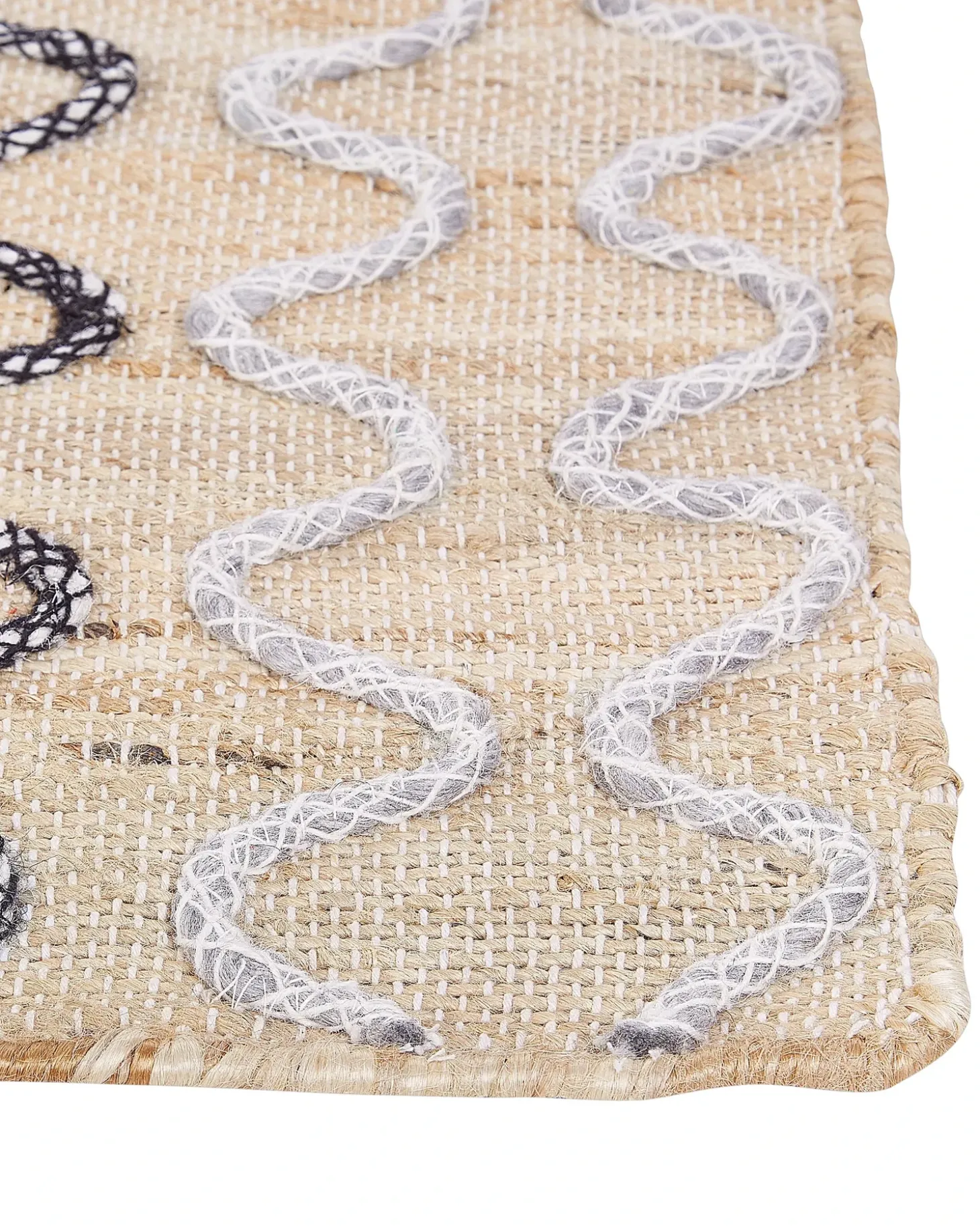 Gulvtæppe SOGUT Beige 140 x 200 cm Jute