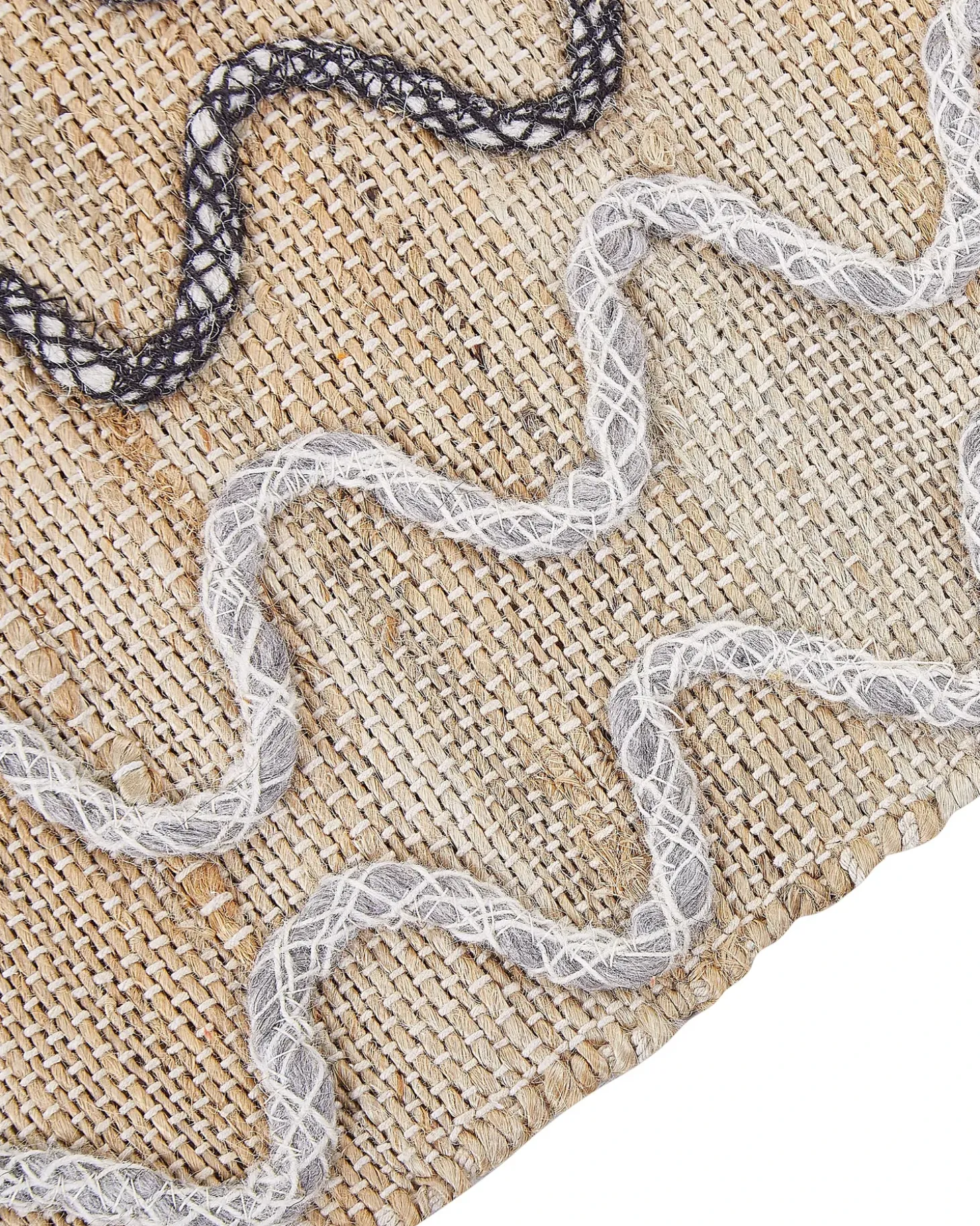 Gulvtæppe SOGUT Beige 140 x 200 cm Jute