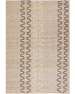 Gulvtæppe SOGUT Beige 140 x 200 cm Jute