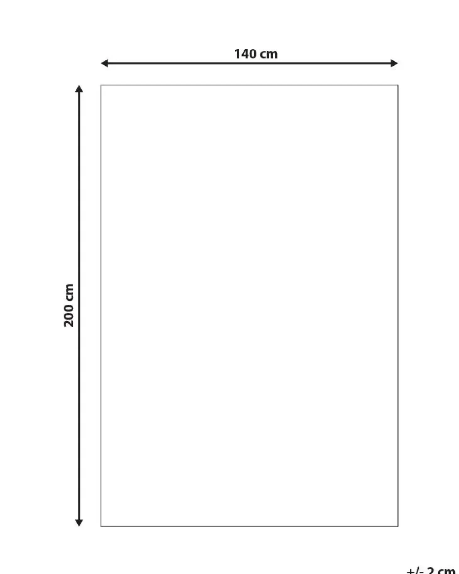 Gulvtæppe SOKUN Sort 140 x 200 cm Ægte læder