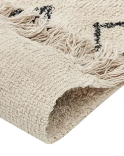 Gulvtæppe SOMEK Beige 160 x 230 cm Bomuld