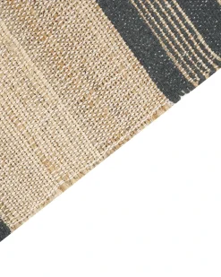 Gulvtæppe TALPUR Grafit 160 x 230 cm Jute