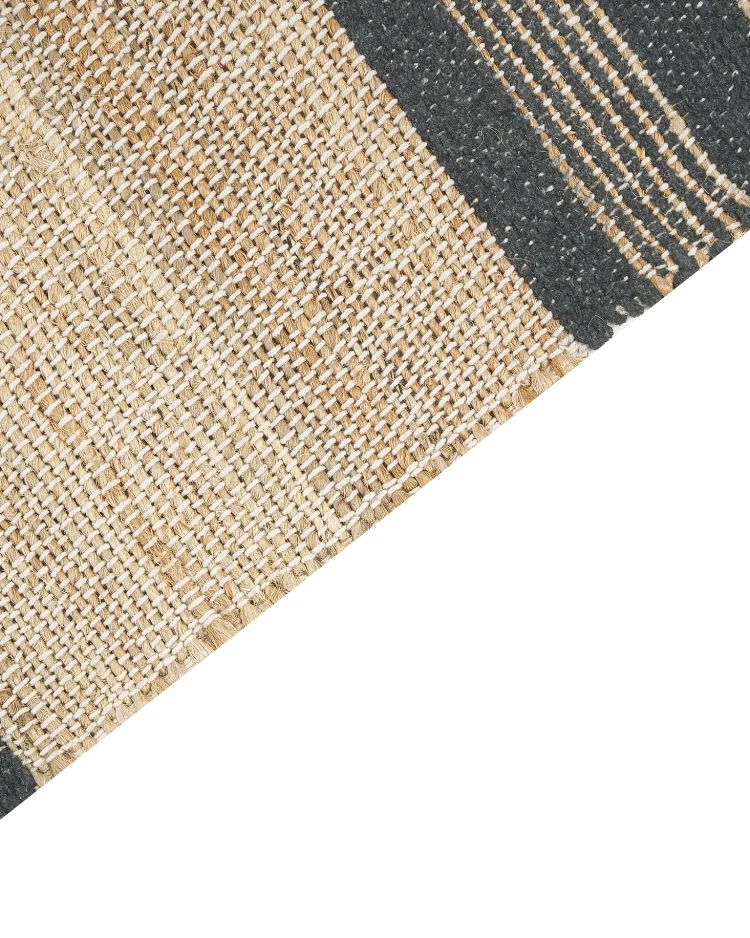 Gulvtæppe TALPUR Grafit 160 x 230 cm Jute