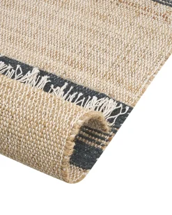 Gulvtæppe TALPUR Grafit 160 x 230 cm Jute