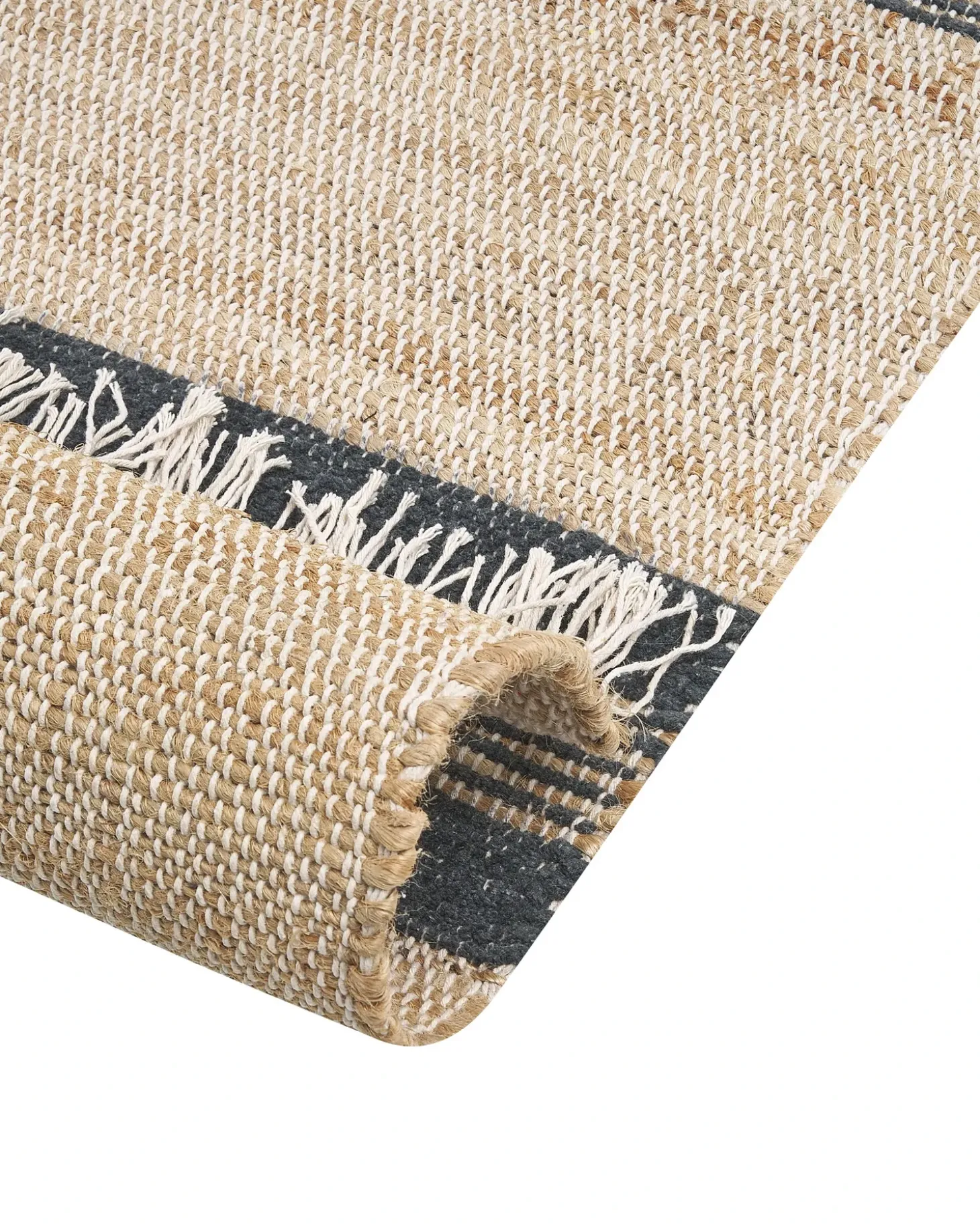 Gulvtæppe TALPUR Grafit 160 x 230 cm Jute