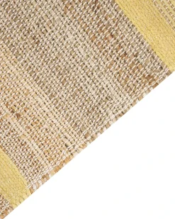 Gulvtæppe TALPUR Gul 160 x 230 cm Jute