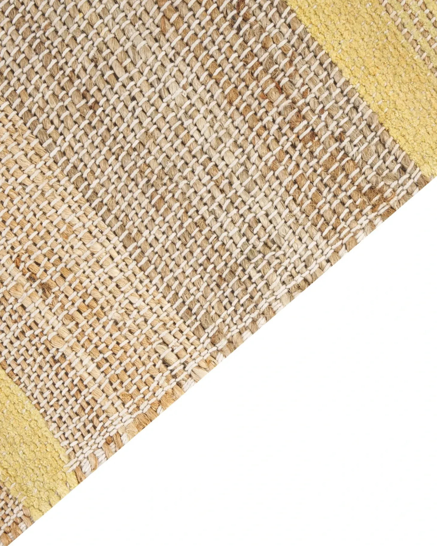 Gulvtæppe TALPUR Gul 160 x 230 cm Jute