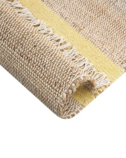 Gulvtæppe TALPUR Gul 160 x 230 cm Jute