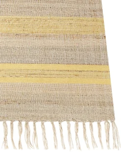 Gulvtæppe TALPUR Gul 160 x 230 cm Jute
