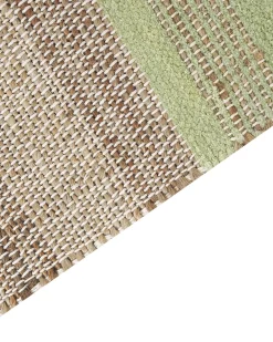 Gulvtæppe TALPUR Lysegrøn 160 x 230 cm Jute