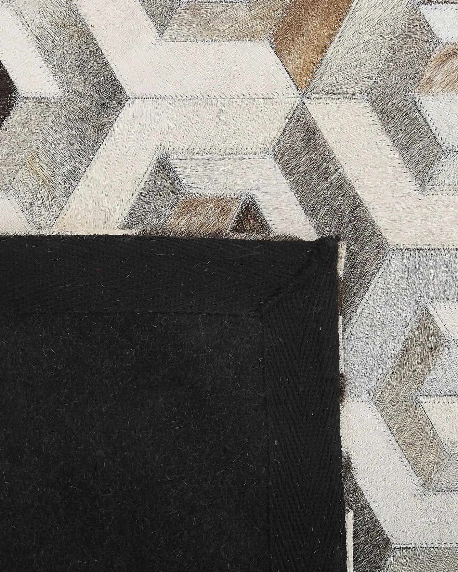 Gulvtæppe TAVAK Beige 160 x 230 cm Ægte læder