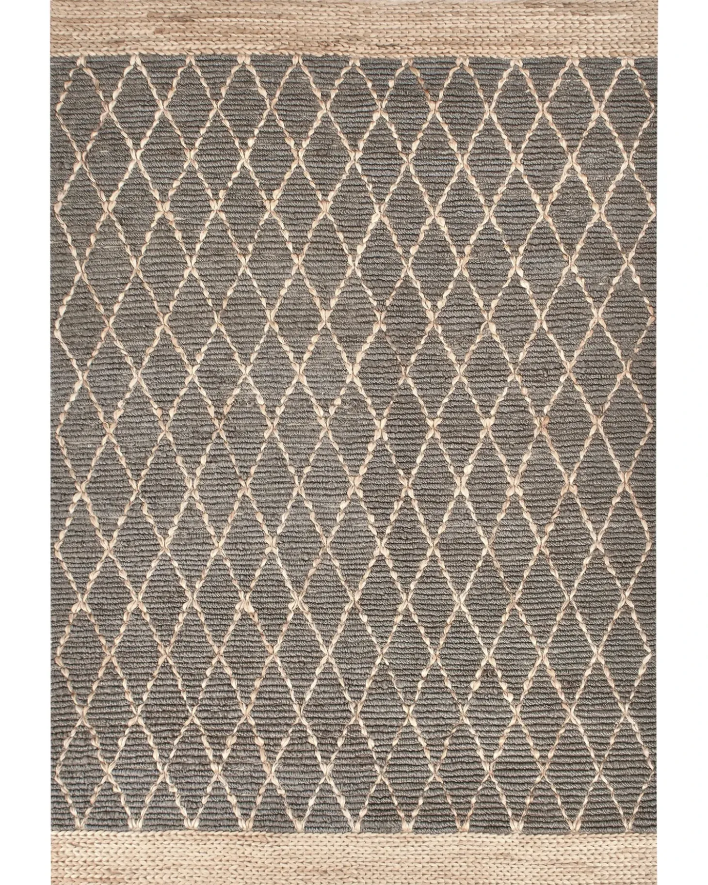 Gulvtæppe TELLIKAYA Grå 200 x 300 cm Jute