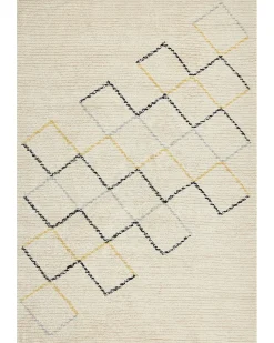Gulvtæppe TEZPUR Beige 160 x 230 cm Bomuld