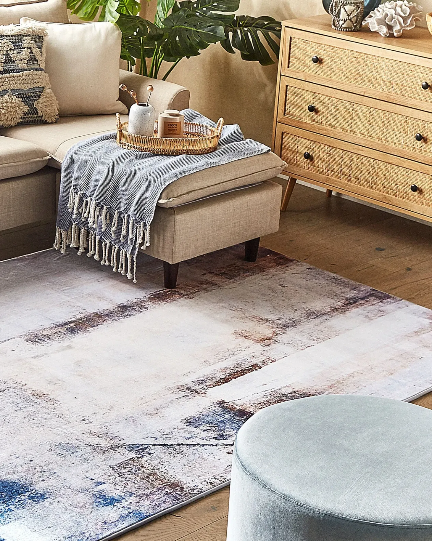 Gulvtæppe TRABZON Beige 160 x 230 cm