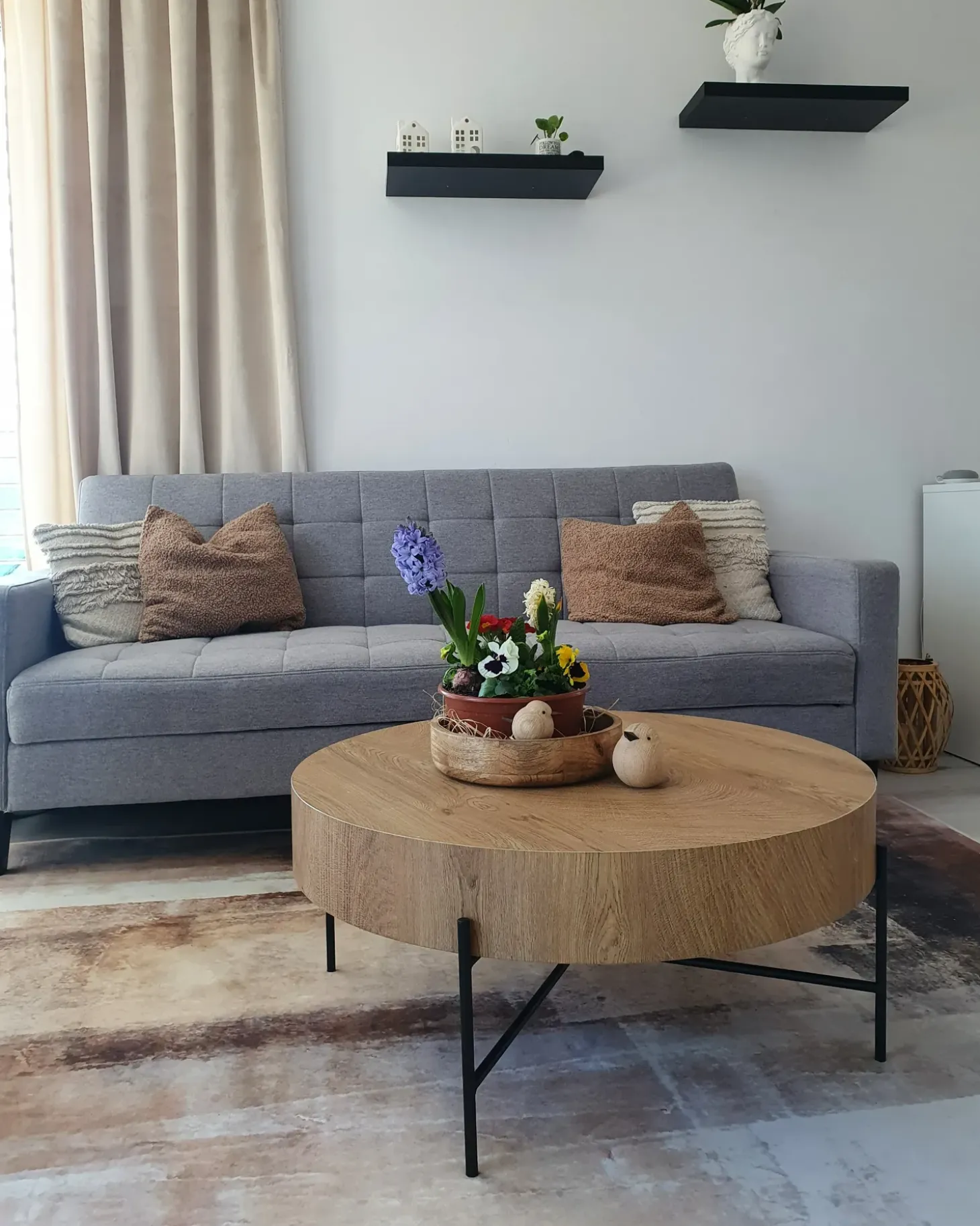 Gulvtæppe TRABZON Beige 160 x 230 cm