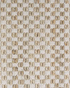 Gulvtæppe ZERDALI Beige 140 x 200 cm Jute