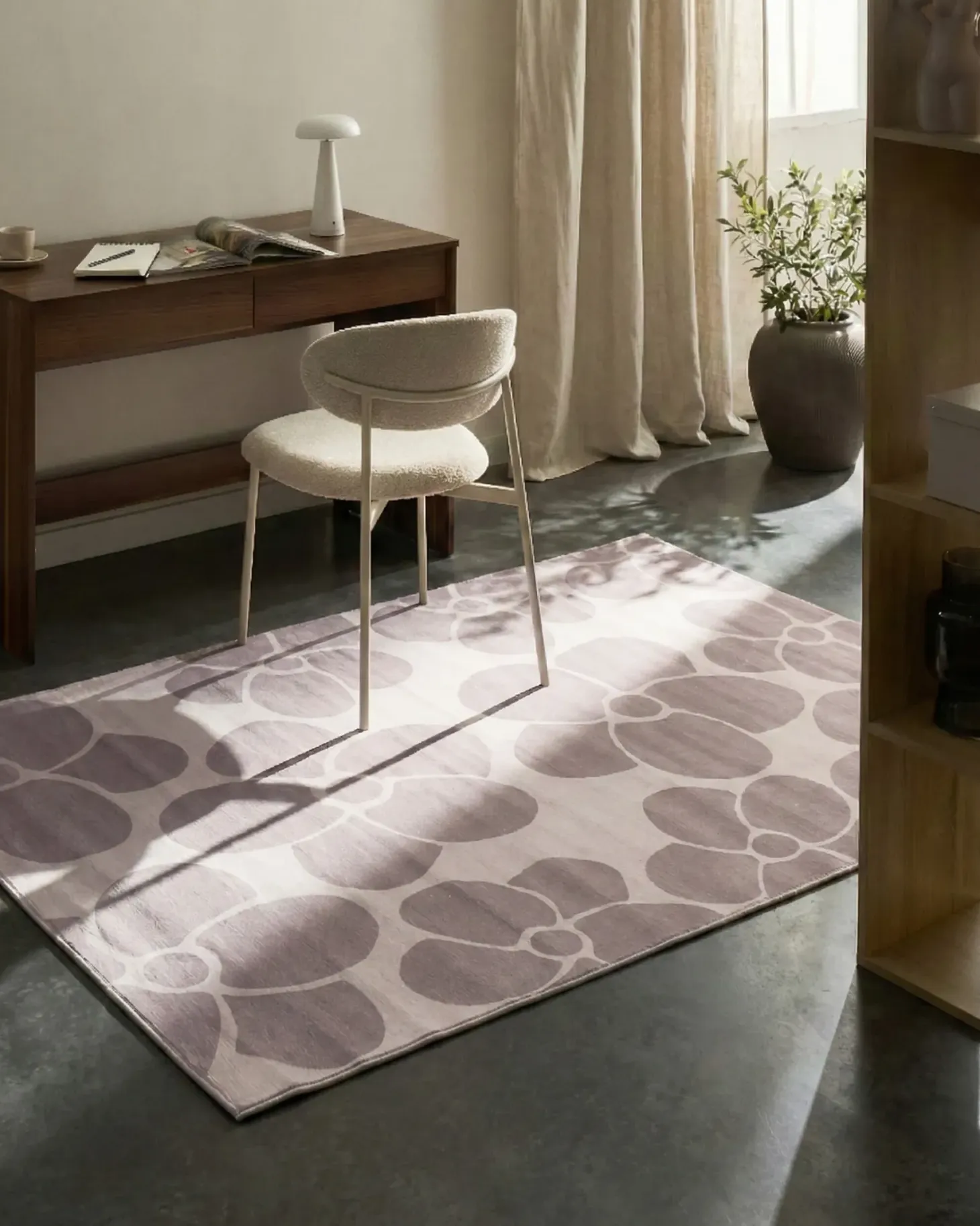 Gulvtæppe AKYAKA Beige 160 x 230 cm