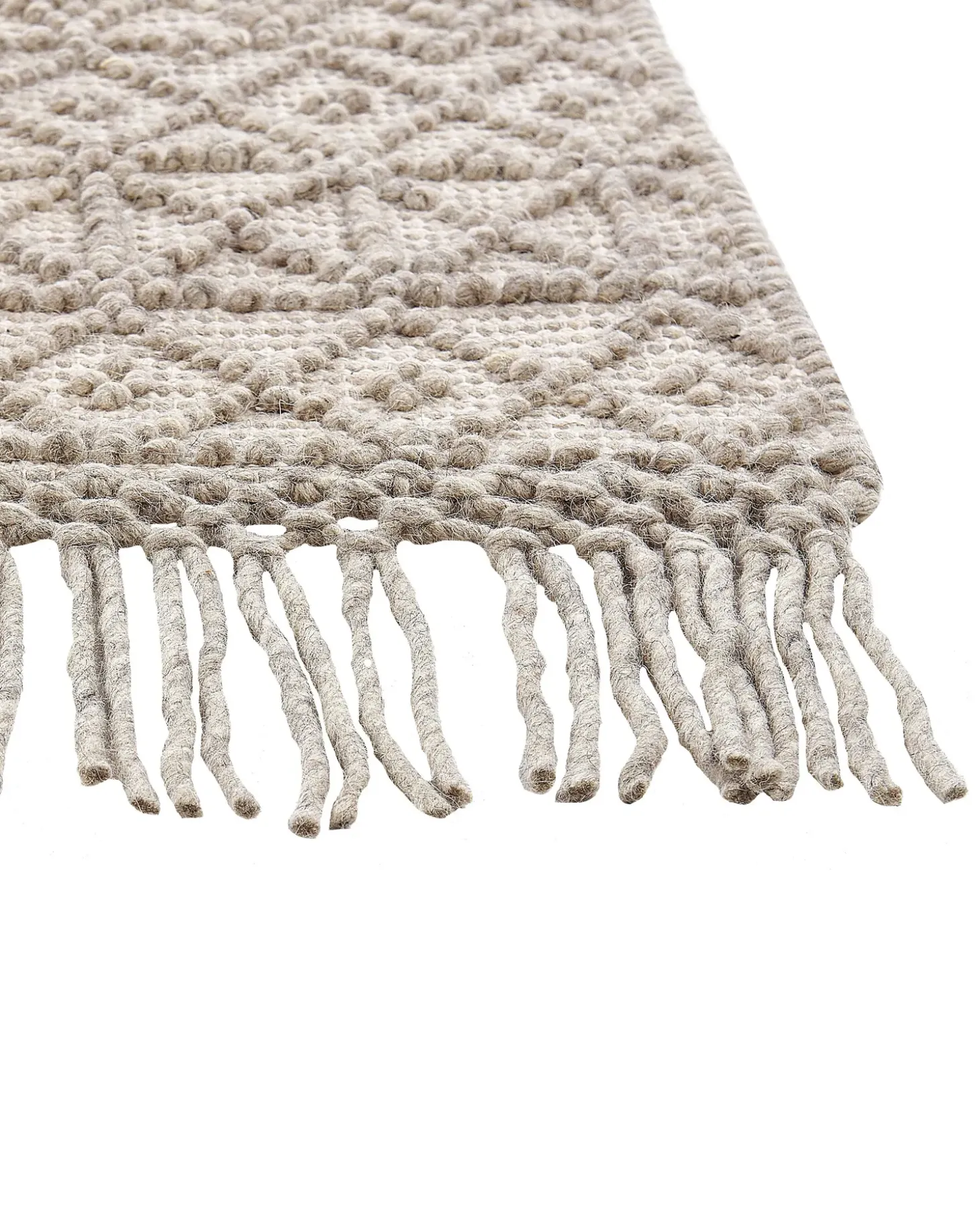Gulvtæppe ALUCRA Sand Beige 160 x 230 cm Uld