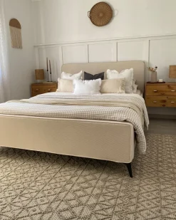 Gulvtæppe ALUCRA Sand Beige 160 x 230 cm Uld