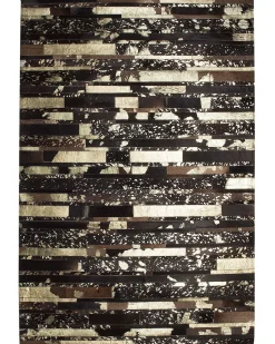 Gulvtæppe ARTVIN Brun 160 x 230 cm Ægte læder