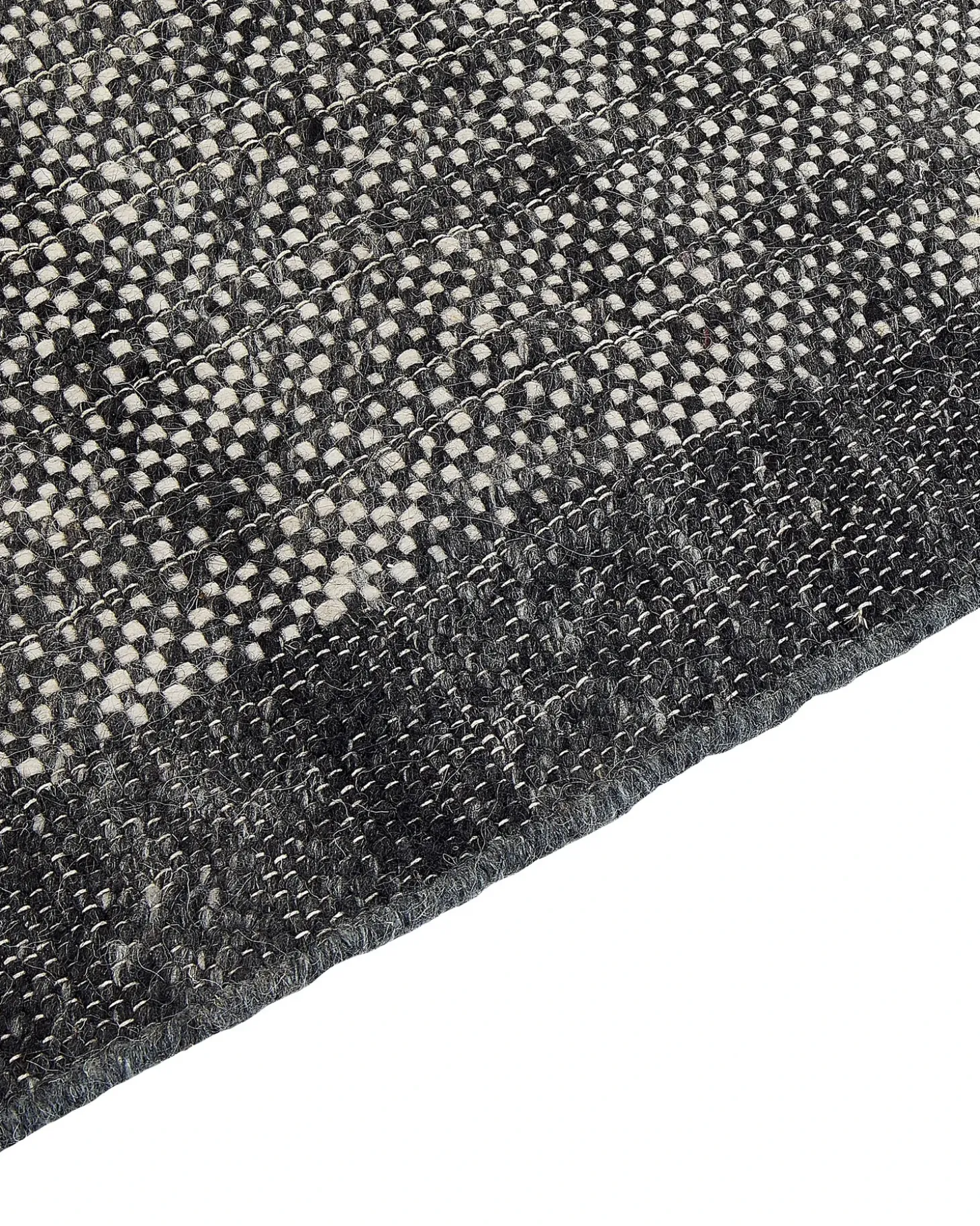 Gulvtæppe ATLANTI Sort 160 x 230 cm Uld