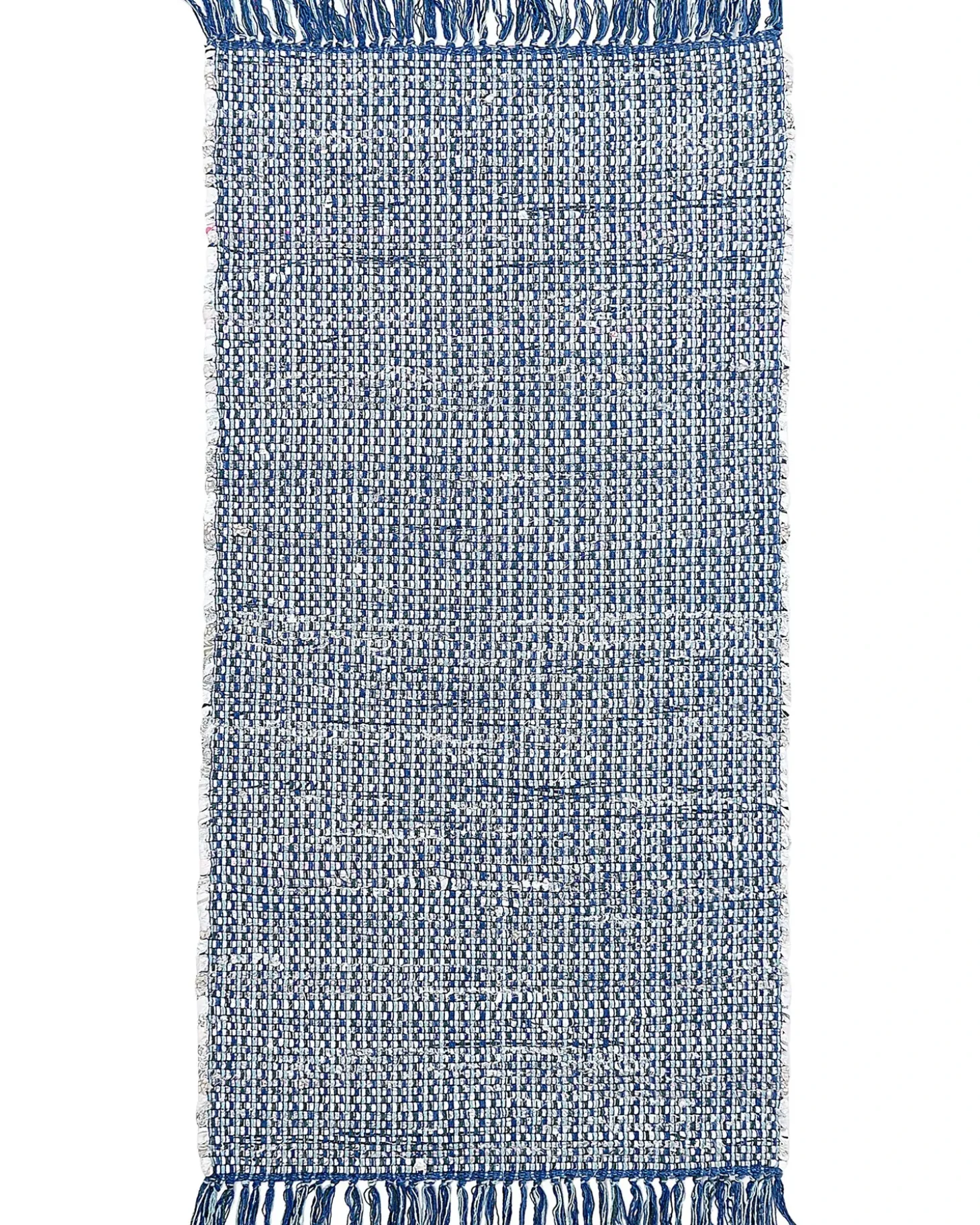 Gulvtæppe BESNI Blå 80 x 150 cm Bomuld