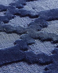 Gulvtæppe CIZRE Navy Blå 140 x 200 cm Viskose