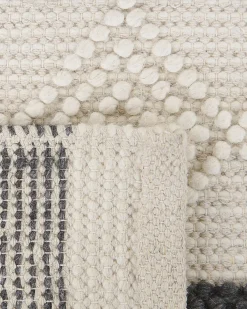 Gulvtæppe DAVUTLAR Lys Beige 160 x 230 cm Uld
