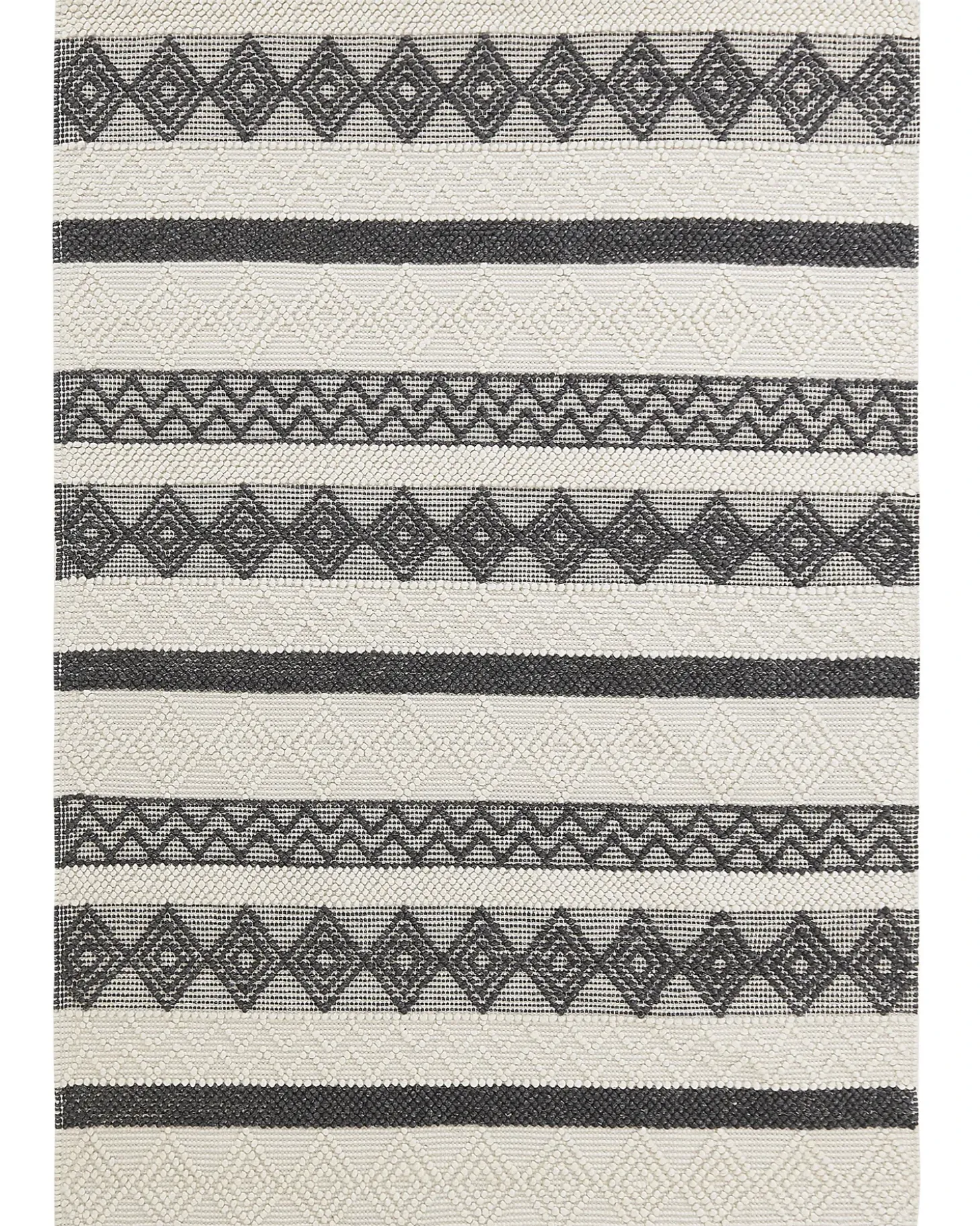 Gulvtæppe DAVUTLAR Lys Beige 160 x 230 cm Uld