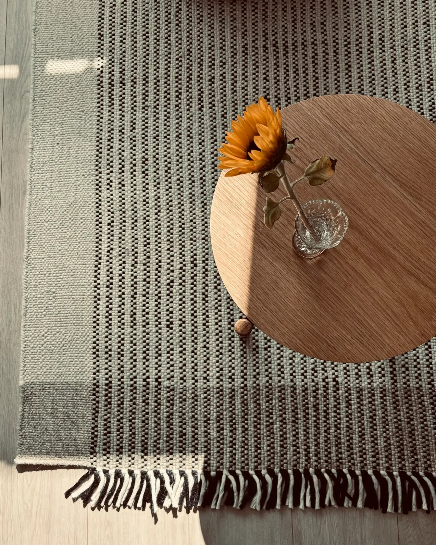 Gulvtæppe DIVARLI Beige 160 x 230 cm Uld