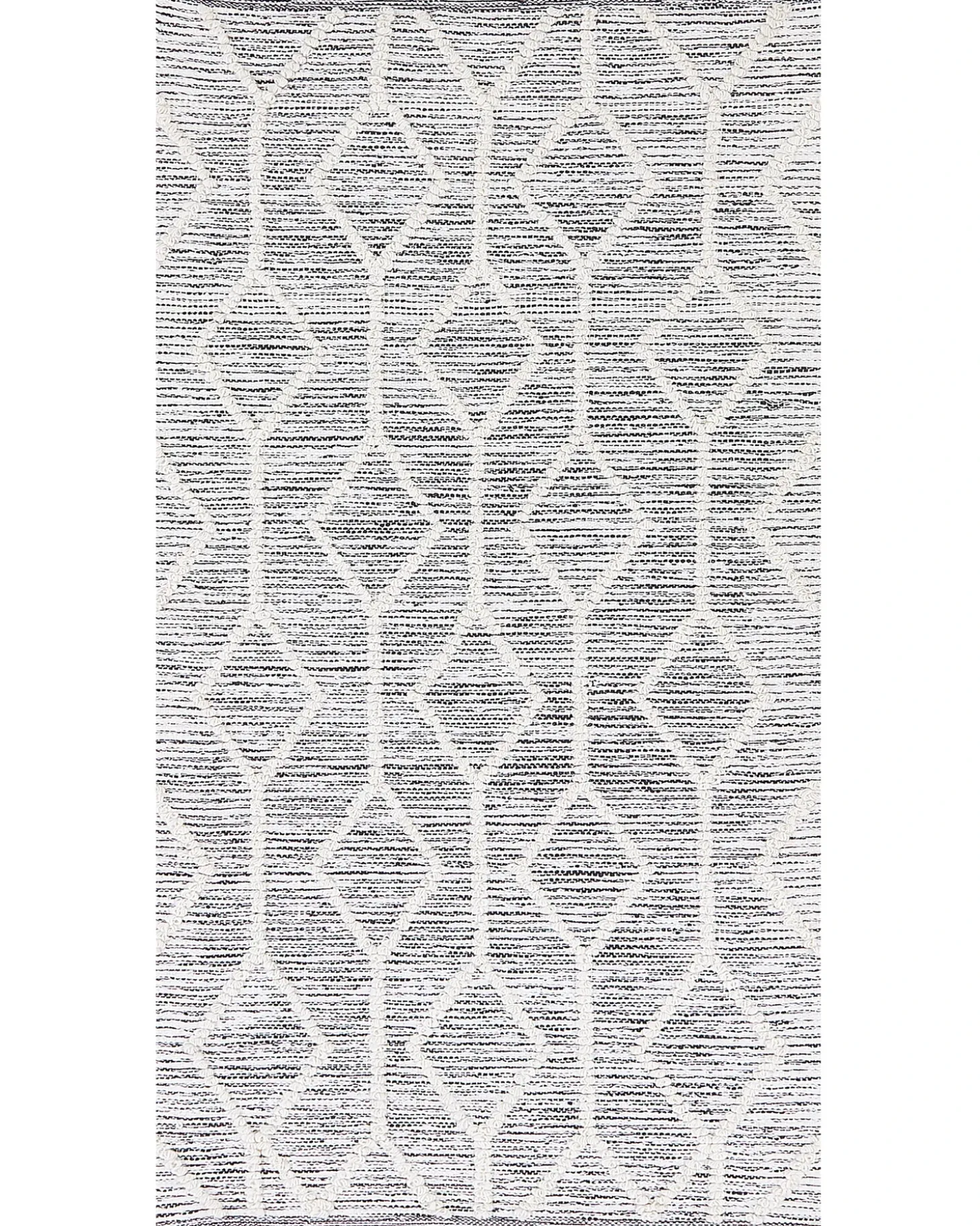 Gulvtæppe EDREMIT Grå 80 x 150 cm Uld
