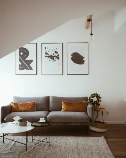 Gulvtæppe EDREMIT Grå 80 x 150 cm Uld