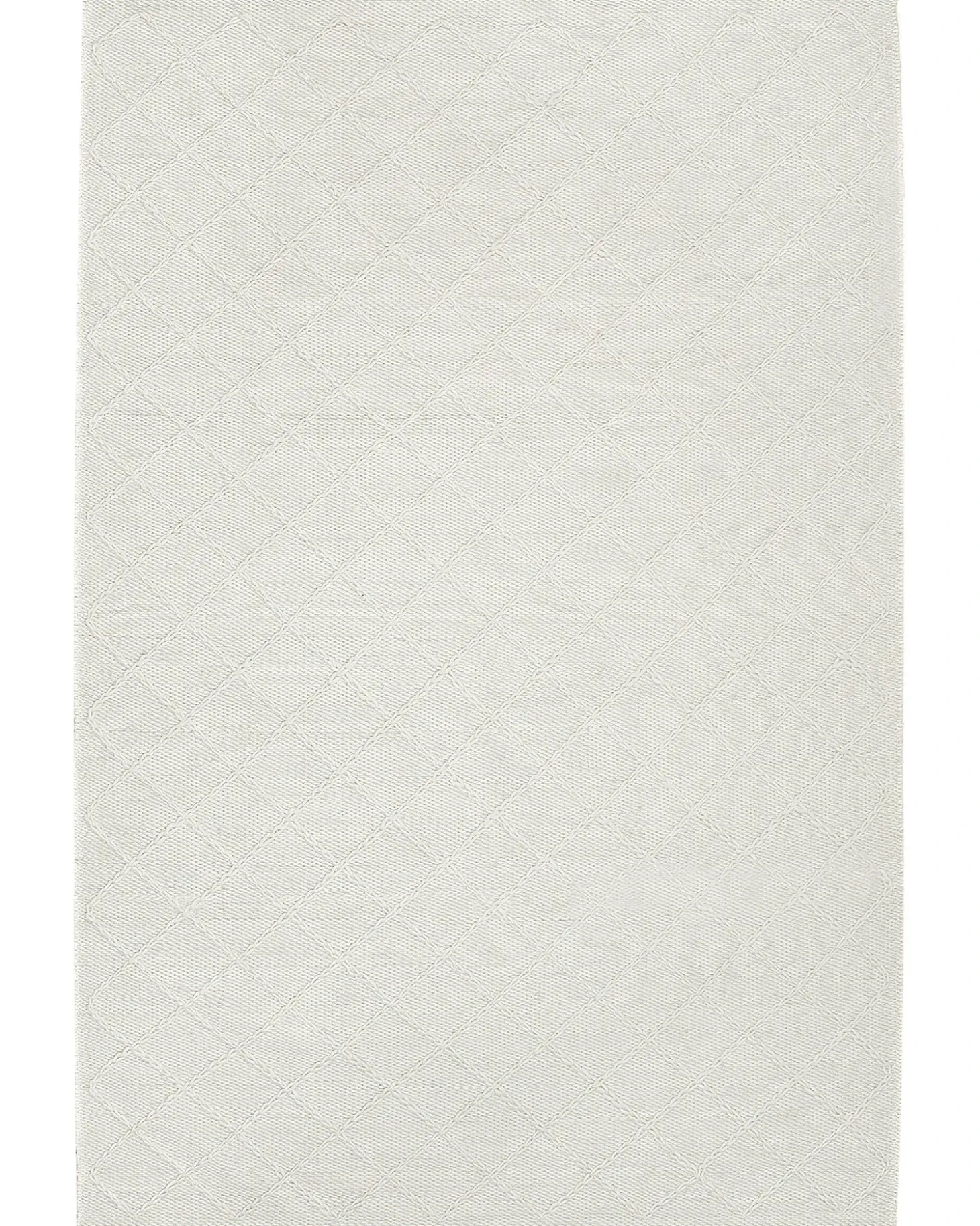 Gulvtæppe ELLEK Hvid 160 x 230 cm Uld