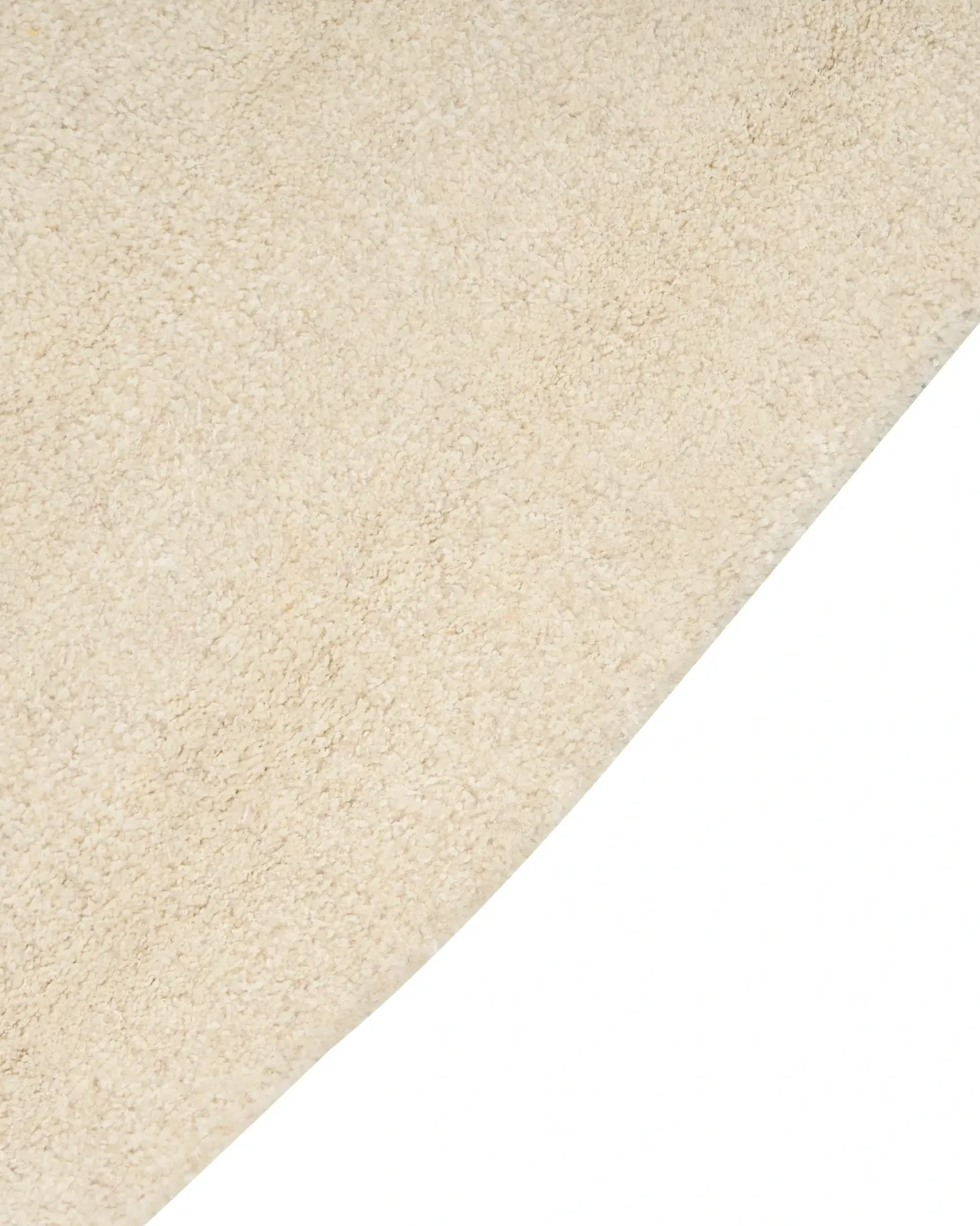Gulvtæppe GORANO Lys Beige 160 x 160 cm Viskose
