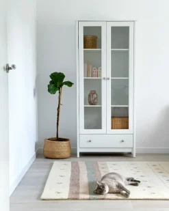 Gulvtæppe KARLI Beige 160 x 230 cm Uld Gabbeh