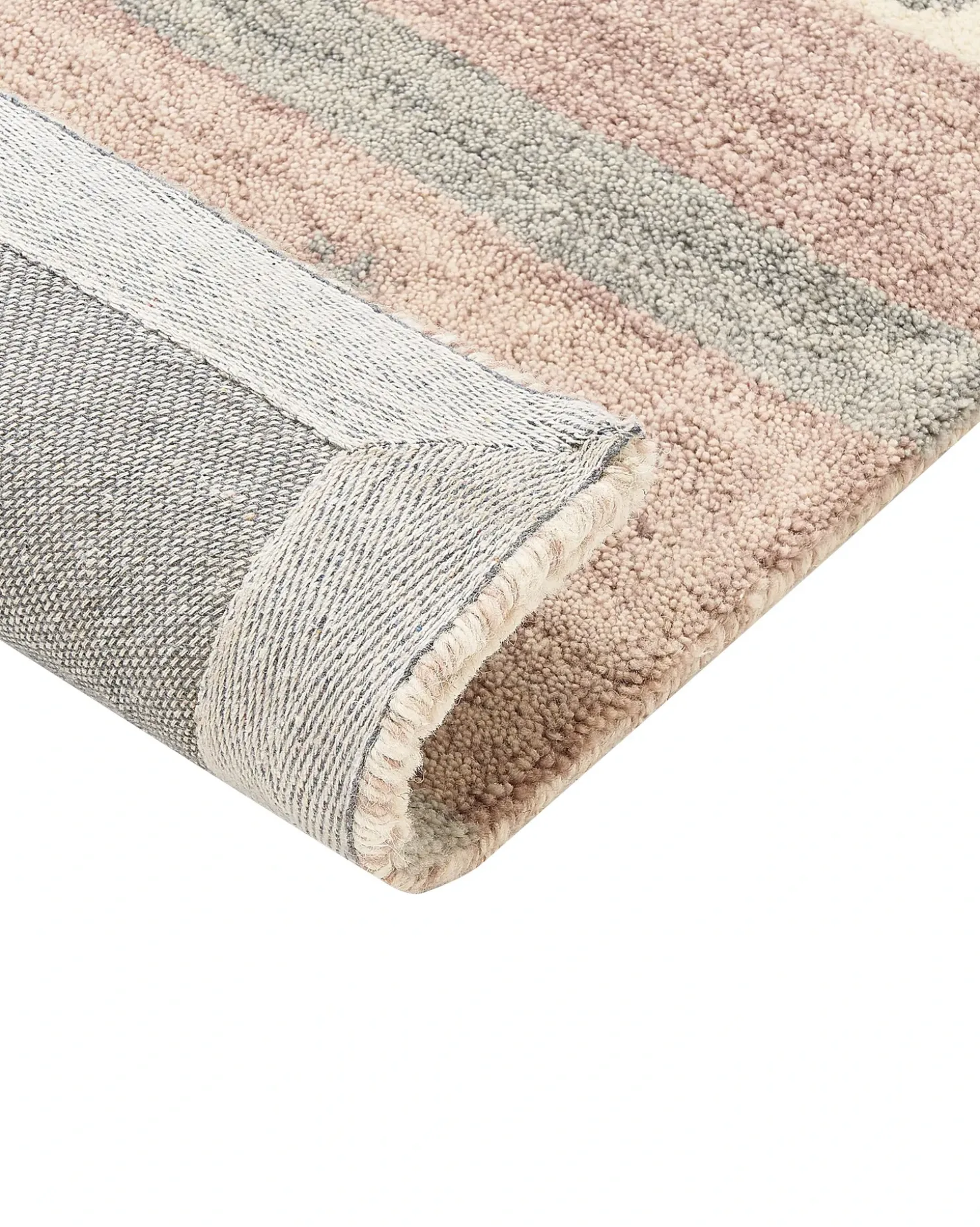 Gulvtæppe KARLI Beige 160 x 230 cm Uld Gabbeh