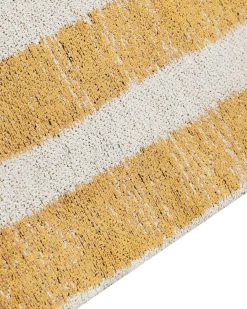 Gulvtæppe KATRA Beige 140 x 200 cm Bomuld