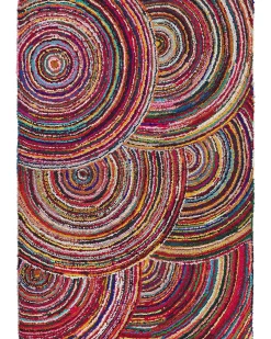 Gulvtæppe KOZAN Multifarvet 160 x 230 cm Bomuld