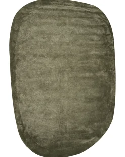 Gulvtæppe MITHA Olivengrøn 200 x 300 cm Viskose