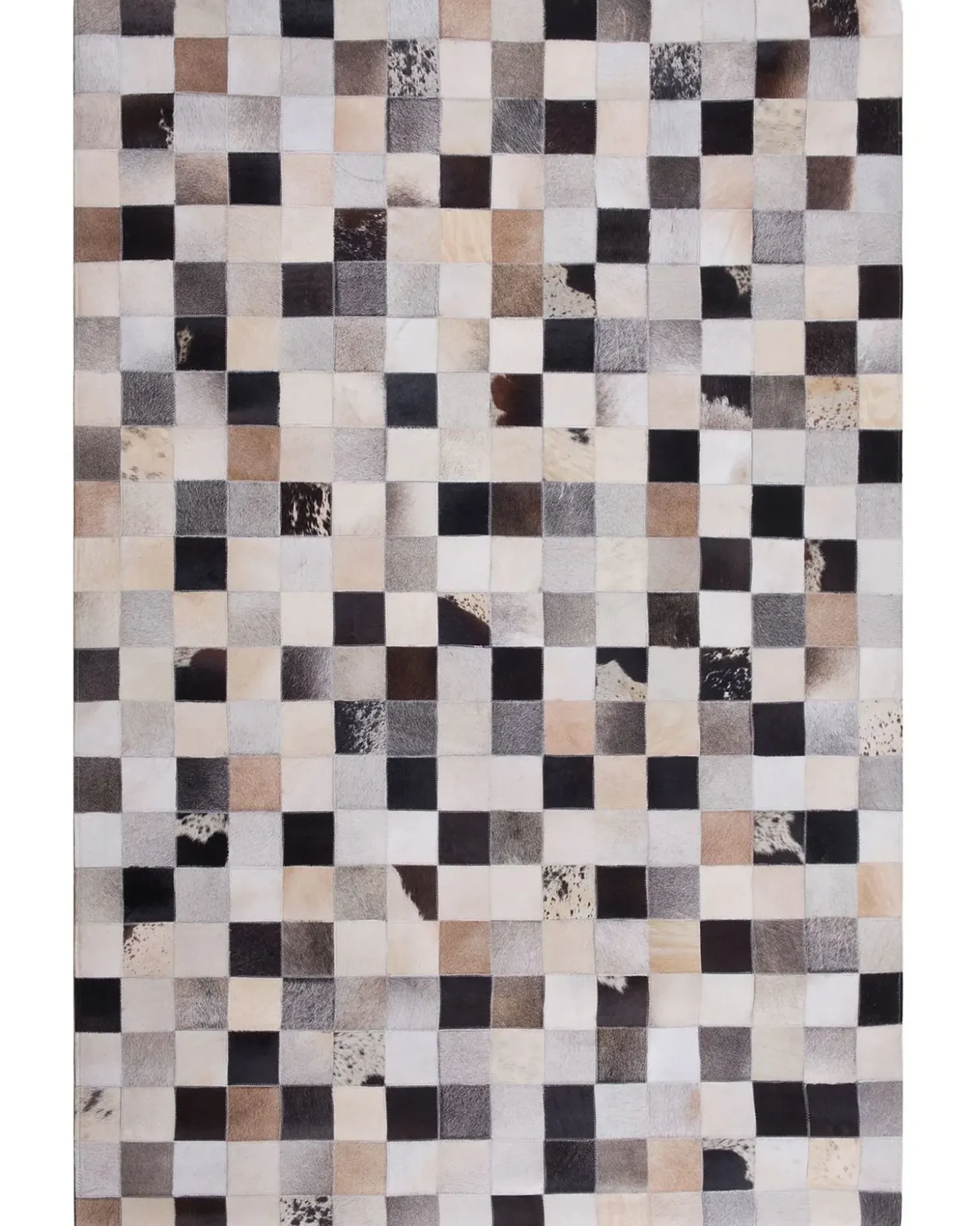Gulvtæppe RIZE Multifarvet 160 x 230 cm Ægte læder