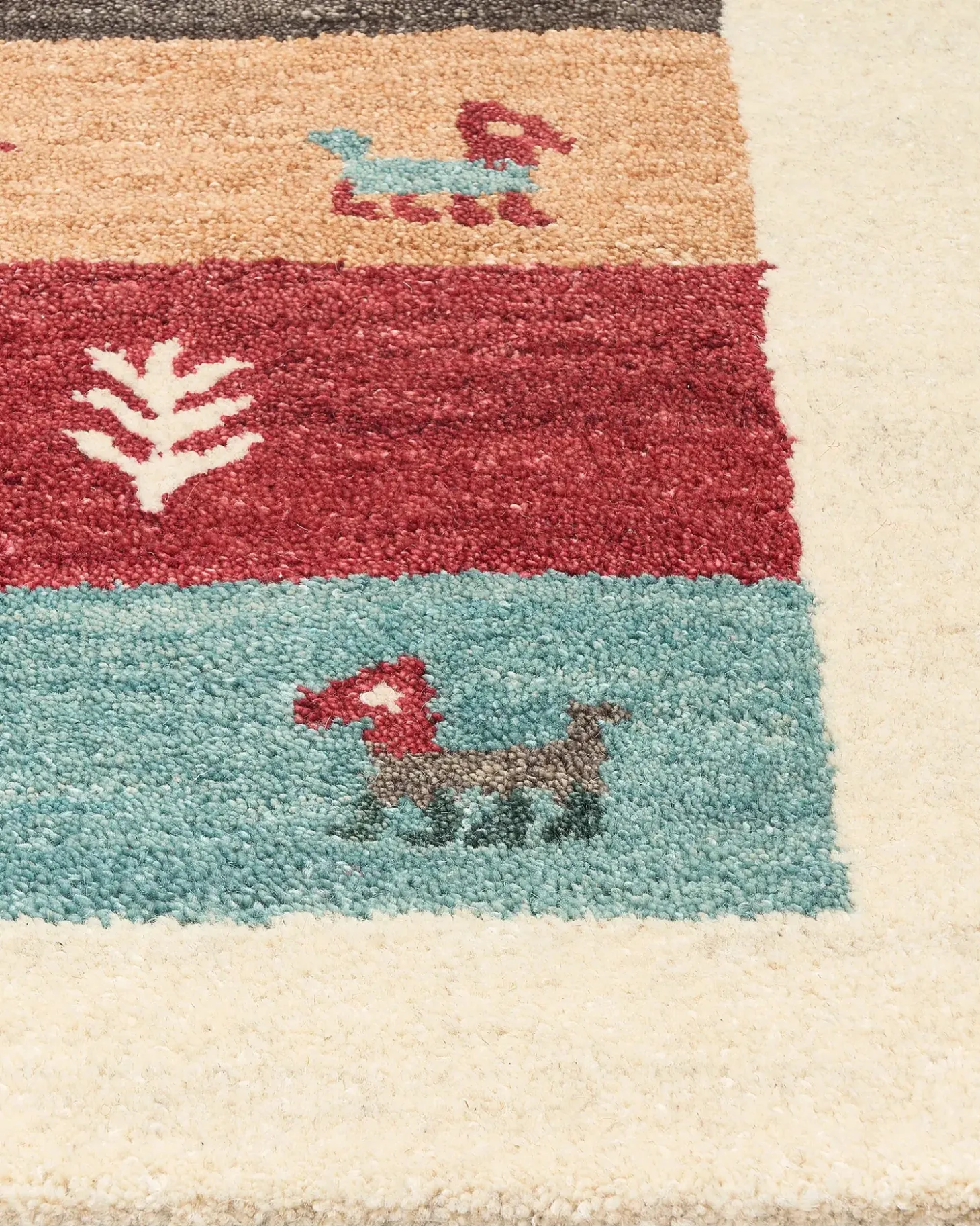 Gulvtæppe SARILAR Multifarvet 160 x 230 cm Uld Gabbeh