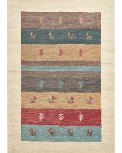 Gulvtæppe SARILAR Multifarvet 160 x 230 cm Uld Gabbeh