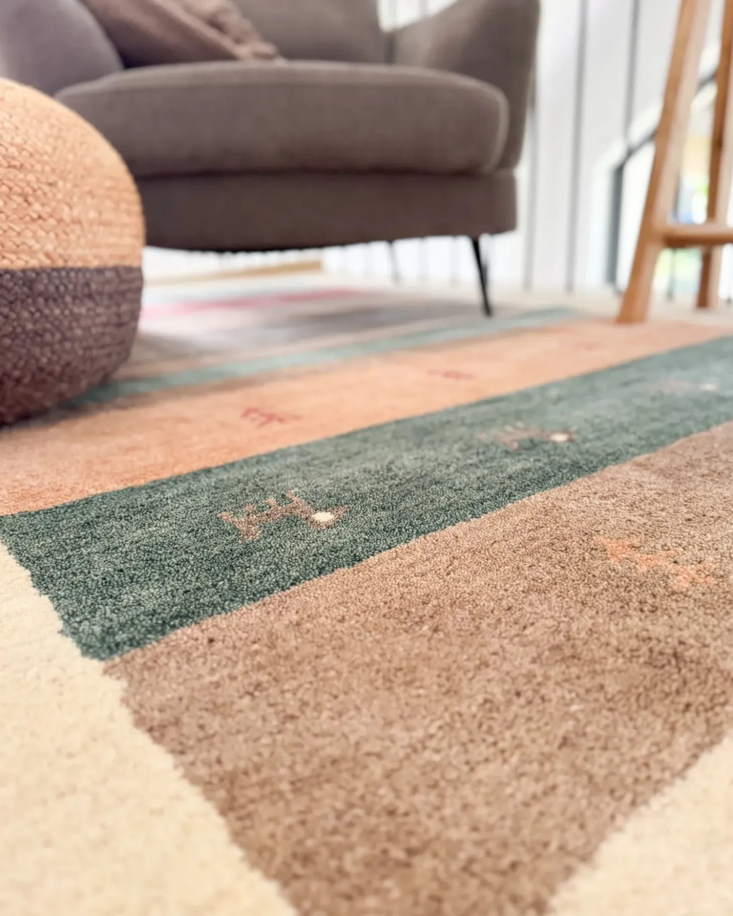 Gulvtæppe SARILAR Multifarvet 160 x 230 cm Uld Gabbeh