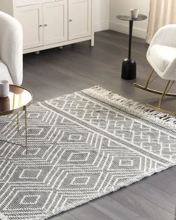 Gulvtæppe SAVUCA Sort 160 x 230 cm Uld
