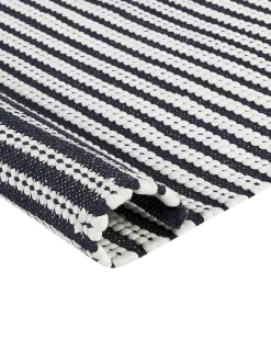 Gulvtæppe SOFULU Navy Blå 80 x 150 cm Bomuld