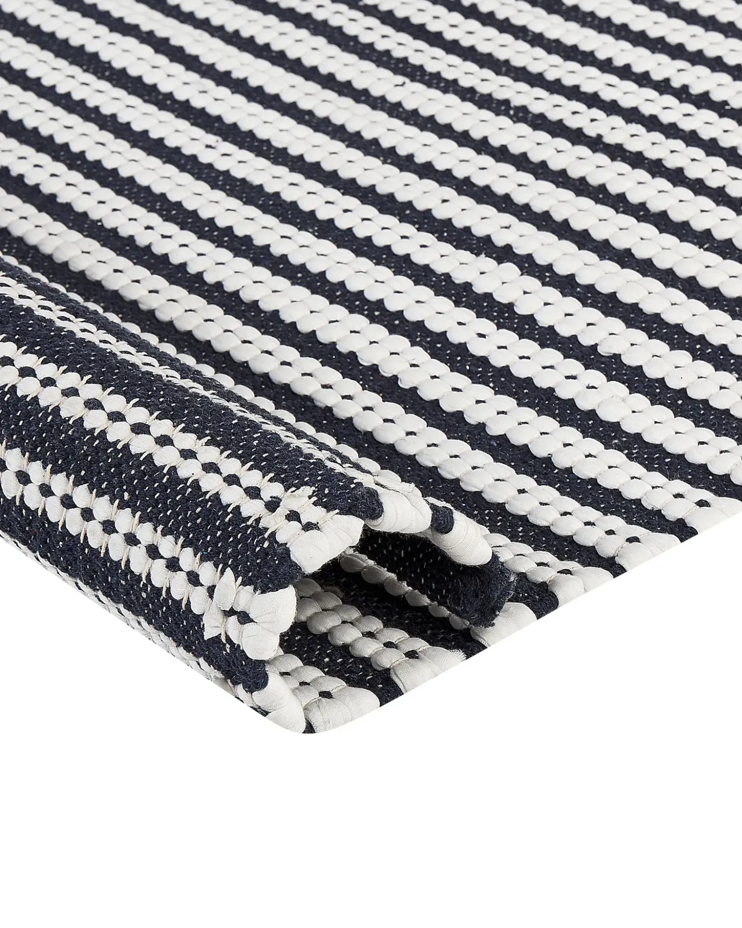 Gulvtæppe SOFULU Navy Blå 80 x 150 cm Bomuld